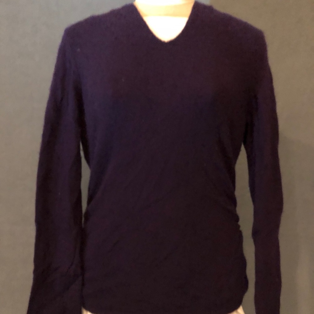 Purple cashmere sweater